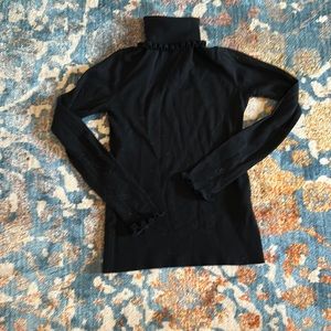 Kate spade lightly worn frilly turtleneck